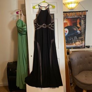 Black evening gown